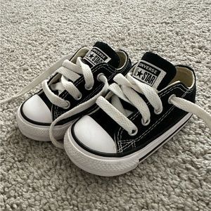 Converse AllStars. Toddler Size 4C. Black